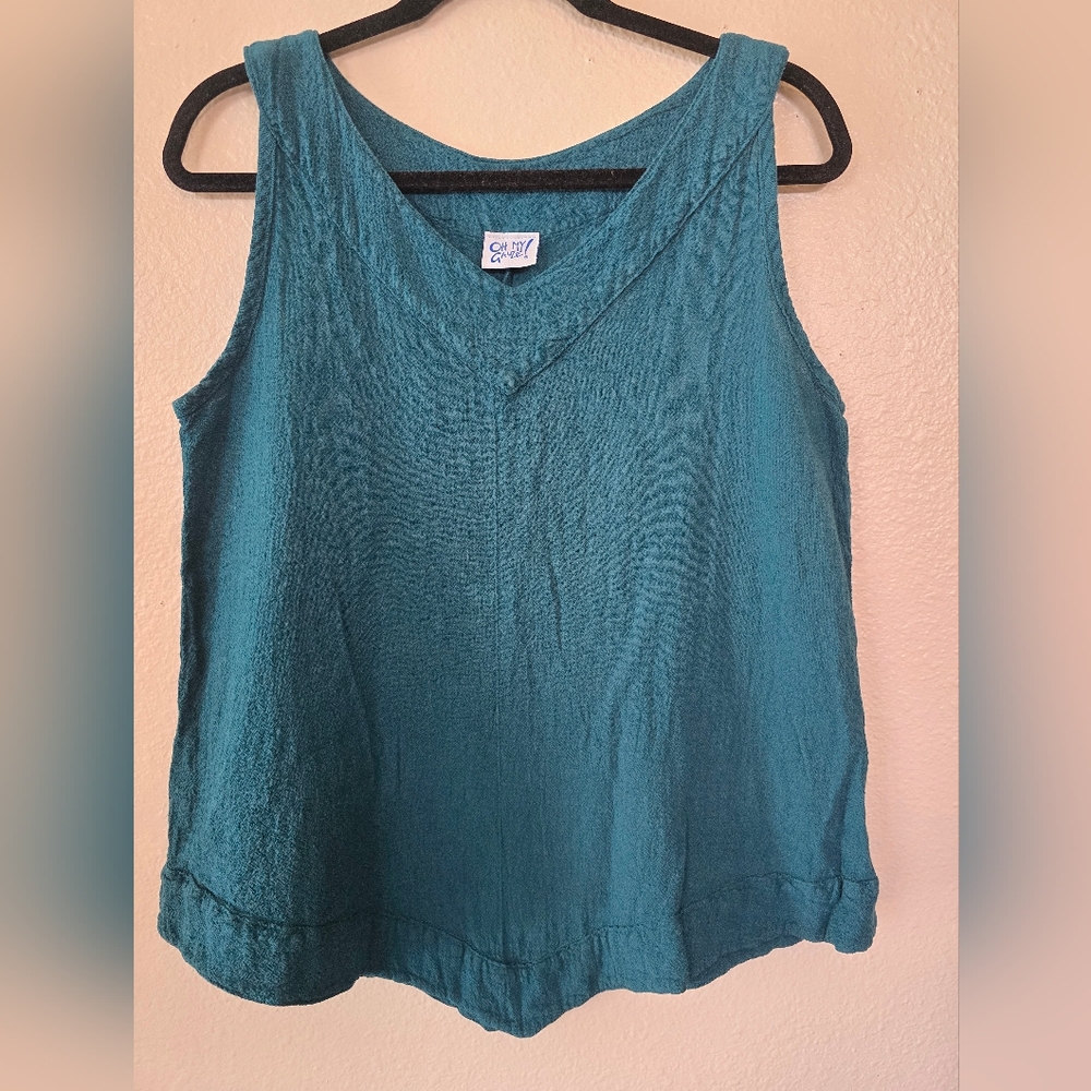 Oh My Gauze! Teal Julia Blouse